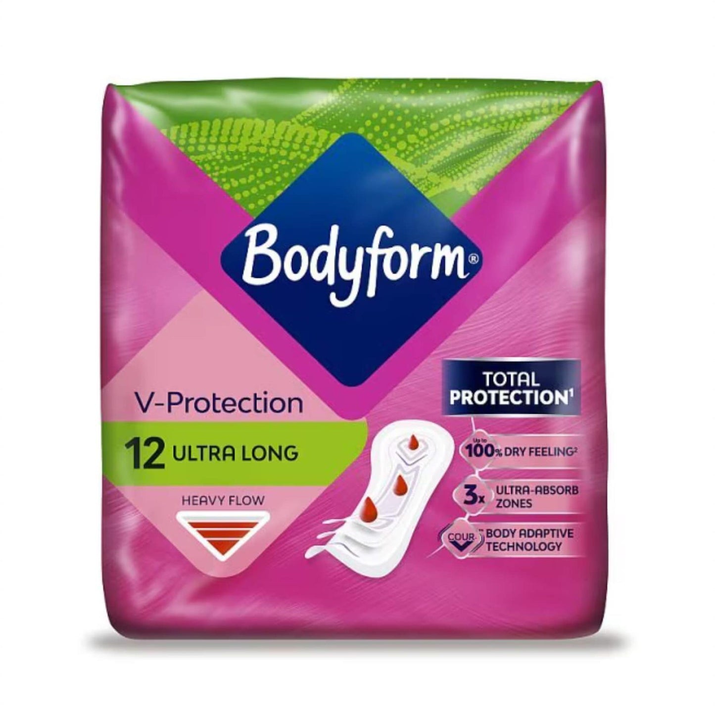 Bodyform Ultra Long Sanitary Towels 12 pack - No Wings