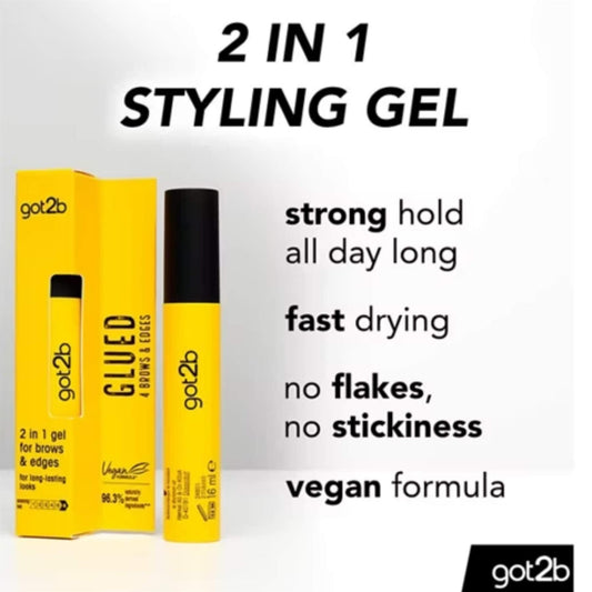 Schwarzkopf Got2b Glued 4 Brows & Edges 2 in 1 Gel - 16ml