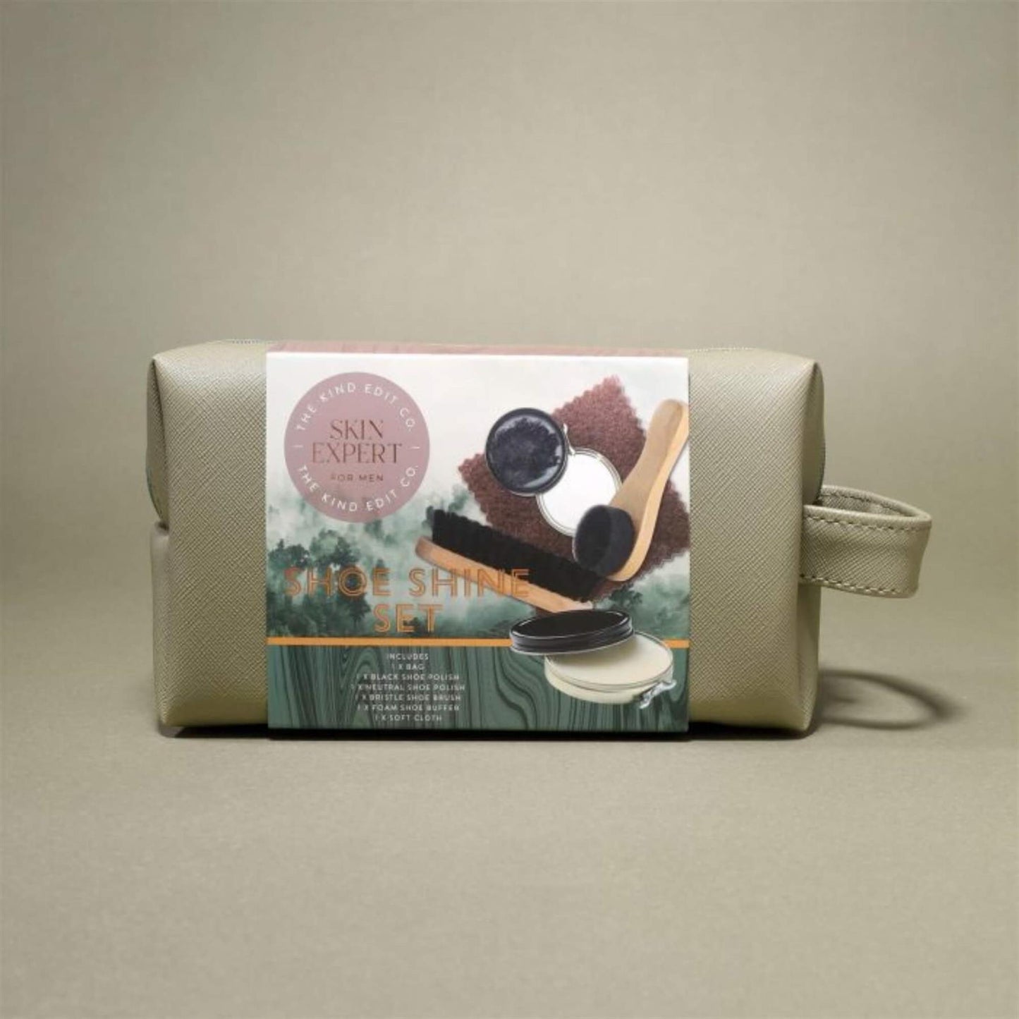 The Kind Edit Co. Shoe Shine Gift Set For Men