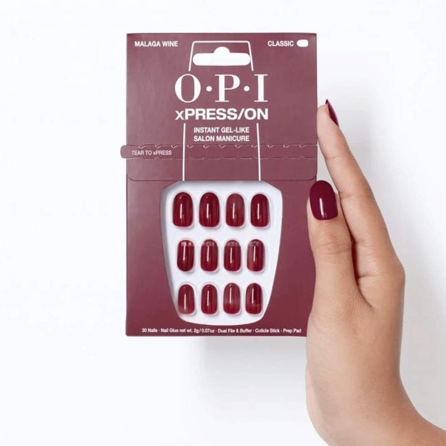 OPI xPRESS/ON Classic Instant Gel Effect False Nails