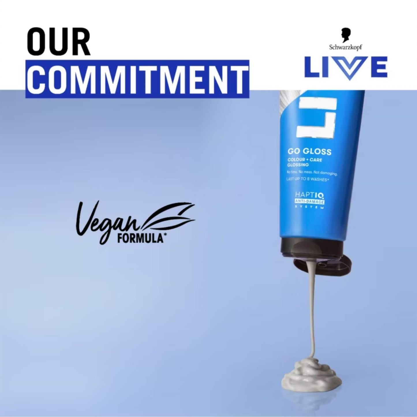 Schwarzkopf LIVE Go Gloss Icy Pearl Colour & Shine Hair Gloss 150ml