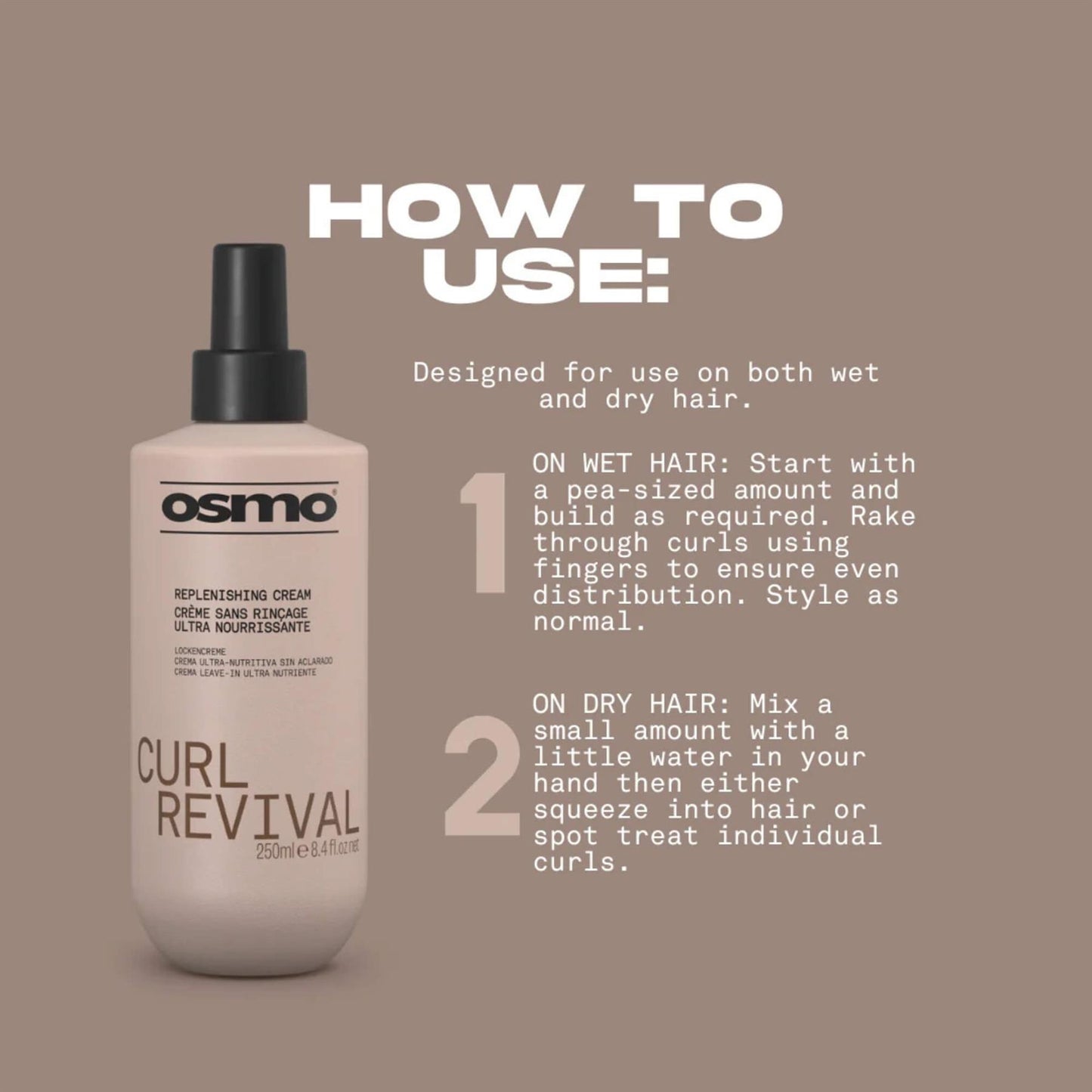 Osmo Curl Revival Replenishing Cream 250ml