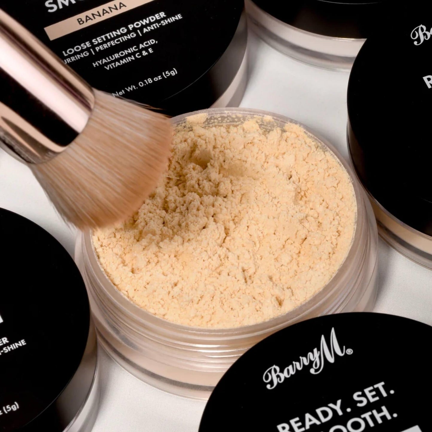 Barry M Ready, Set, Smooth Loose Powder Banana 5g