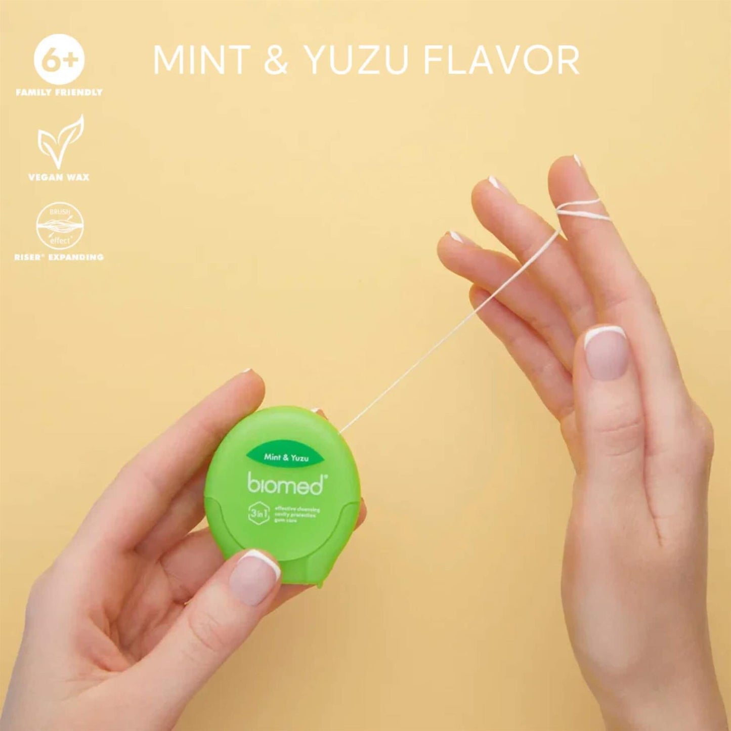 BIOMED dental floss with Mint and Yuzu flavour 50m
