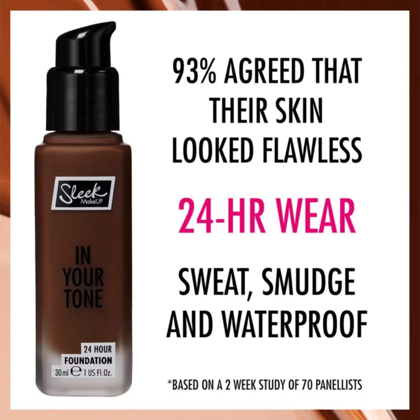 Sleek MakeUP In Your Tone 24 Hour Foundation 30ml