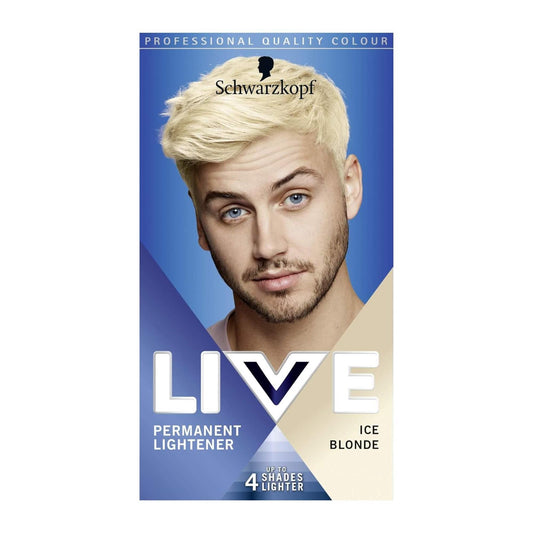 Schwarzkopf Live Permanent Hair Colour for Men - Ice blonde 00B