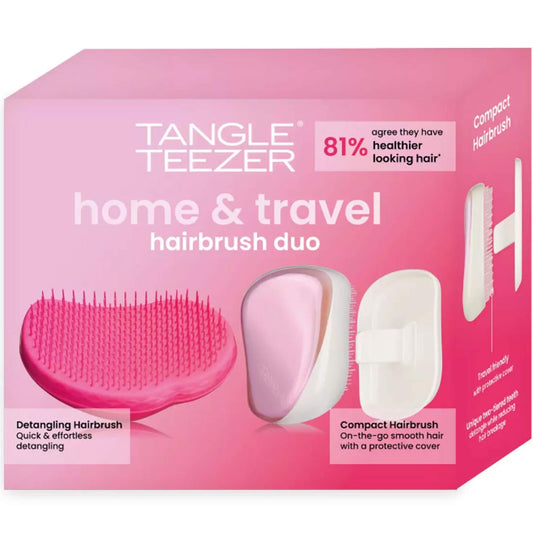 Tangle Teezer Home And Travel Hair Brush Duo