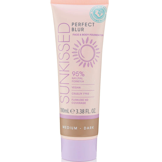 Sunkissed Perfect Blur Face And Body Foundation - Medium / Dark - 100ml