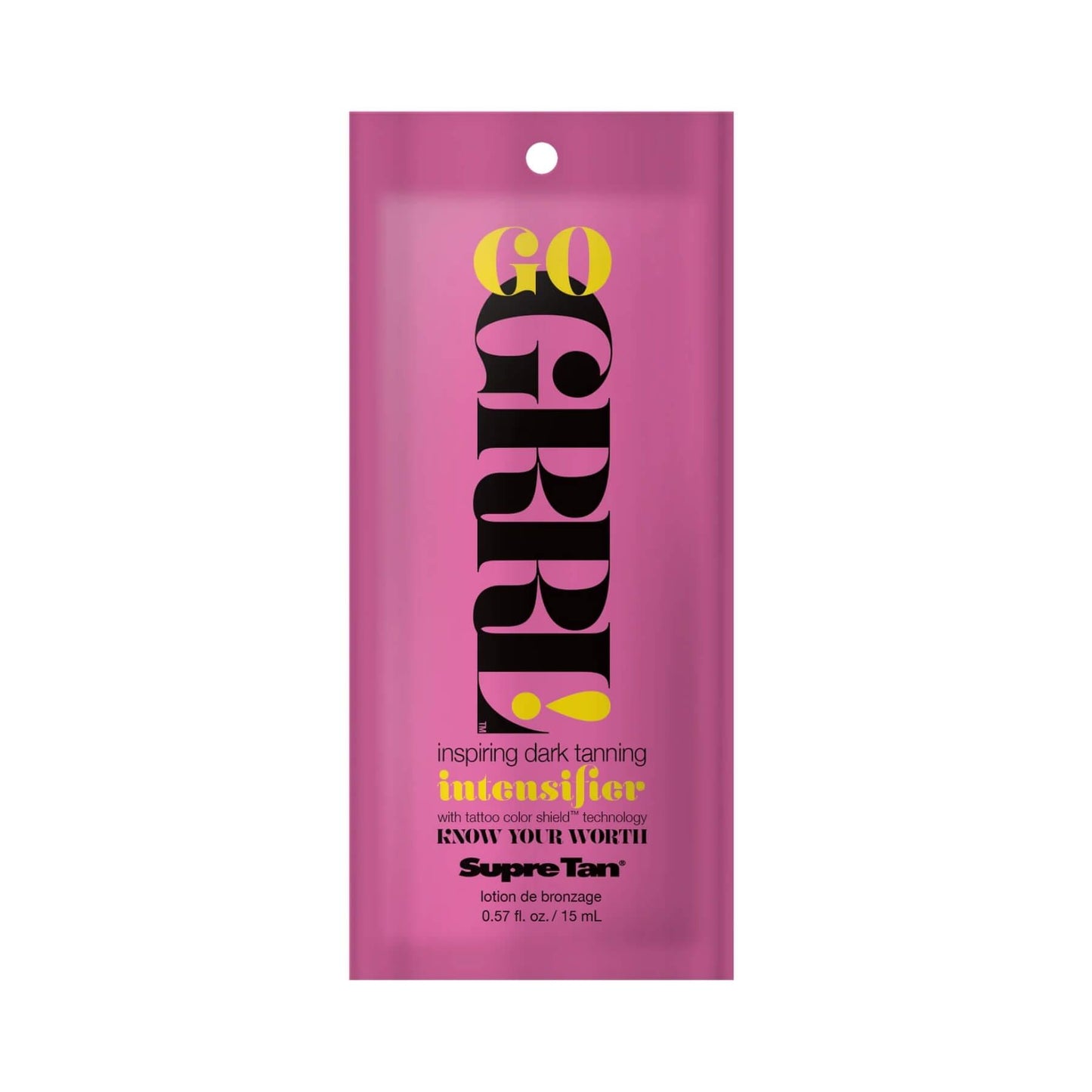 Supre Tan Go GRRL Intensifier Inspiring Dark Tanning Lotion