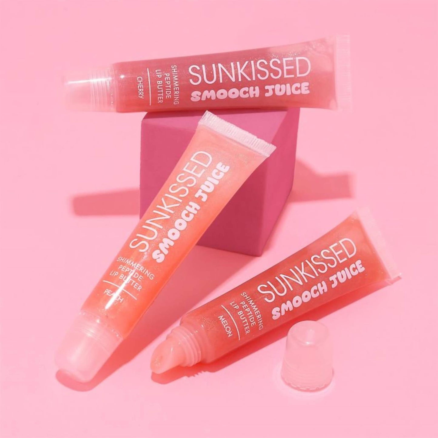Sunkissed Smooch Juice Shimmering Peptide Lip Butter - 3 x 17ml