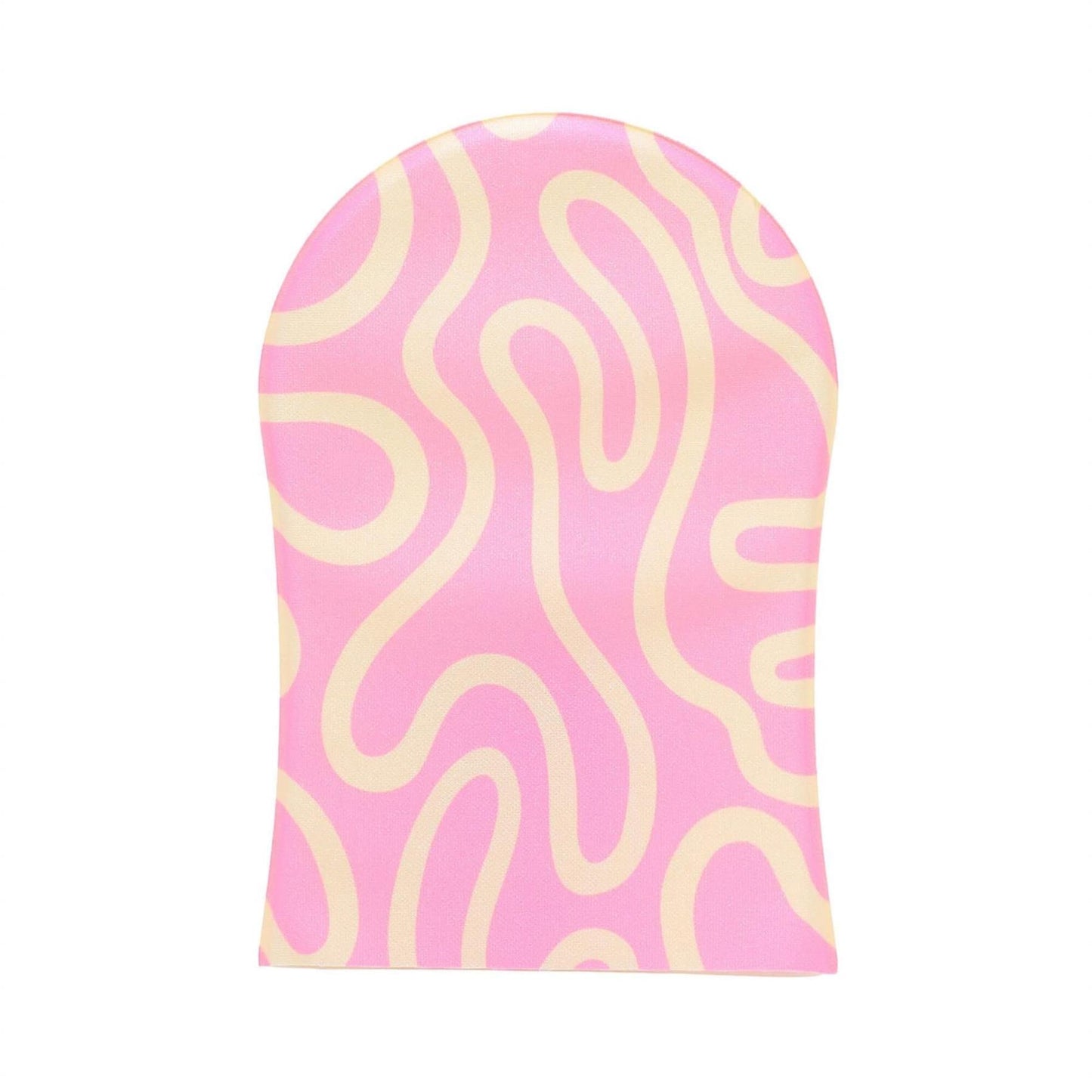 Sunkissed Super Soft Velvet Single Sided Wavy Design Tanning Mitt