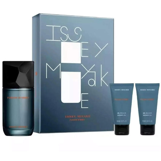 Issey Miyake Fusion D'issey Gift Set for Him - 100ml EDT / 2 x 50ml Shower Gel