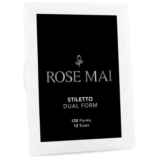 Rose Mai Stiletto Dual Nail Forms - 120 pack