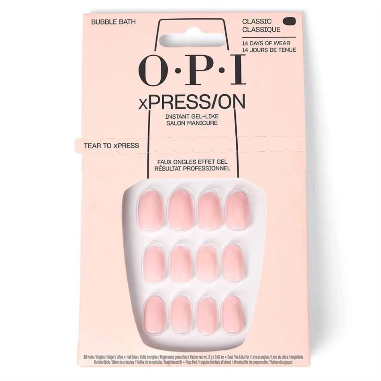OPI xPRESS/ON Classic Instant Gel Effect False Nails
