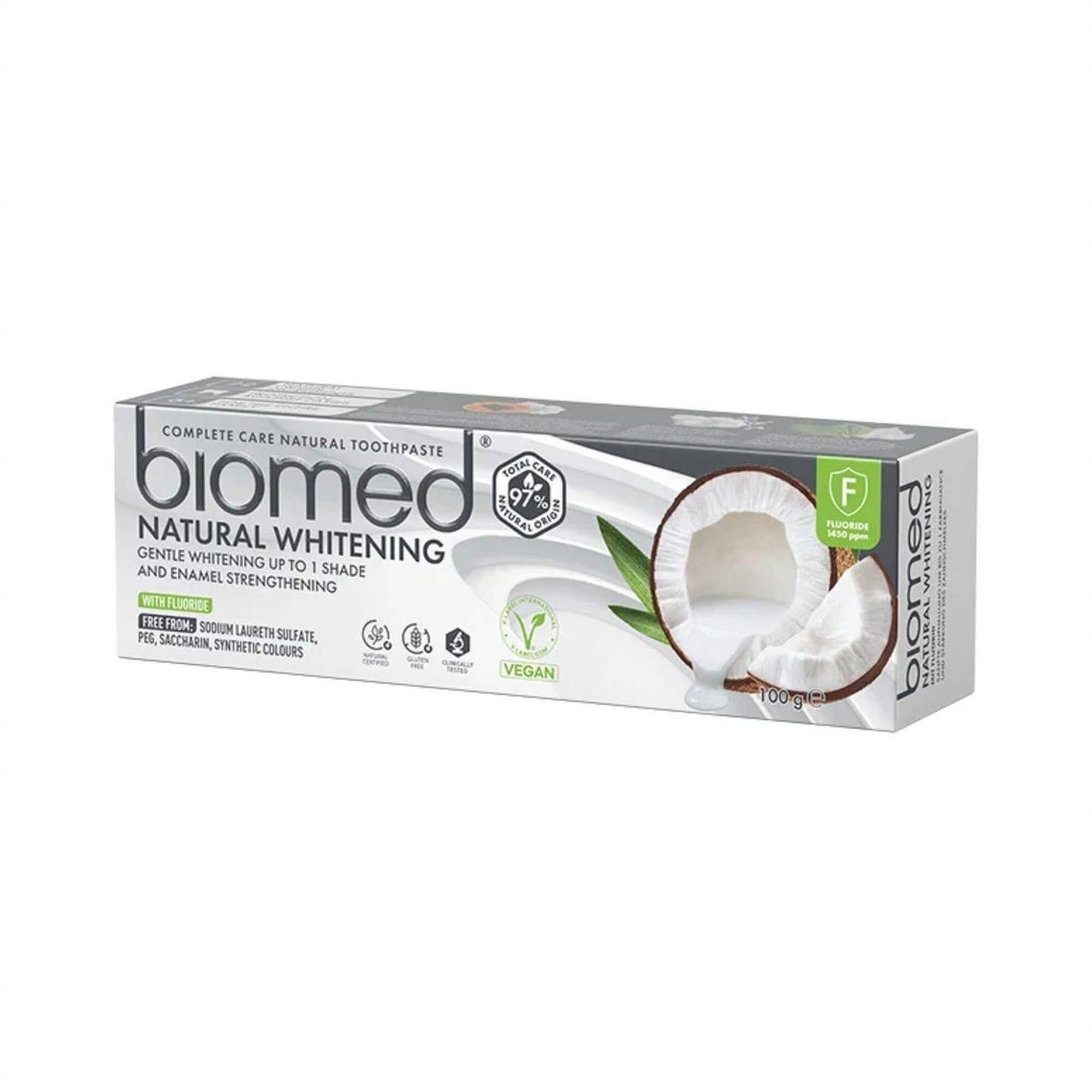 BIOMED Natural Whitening 97% Natural Toothpaste 100g
