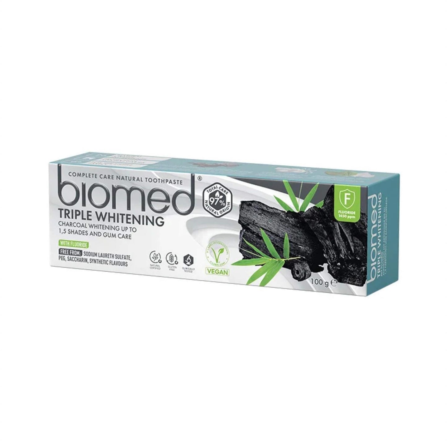 BIOMED Triple Whitening 97% Natural Toothpaste 100g