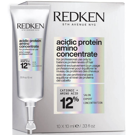 Redken Acidic Protein Amino Concentrate Hair Treatment - 10 Pack