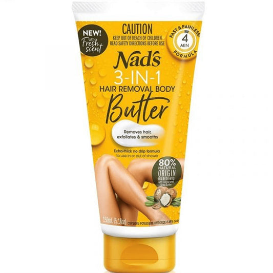 Nad's 3 in 1 Hair Removal Body Butter - 150ml
