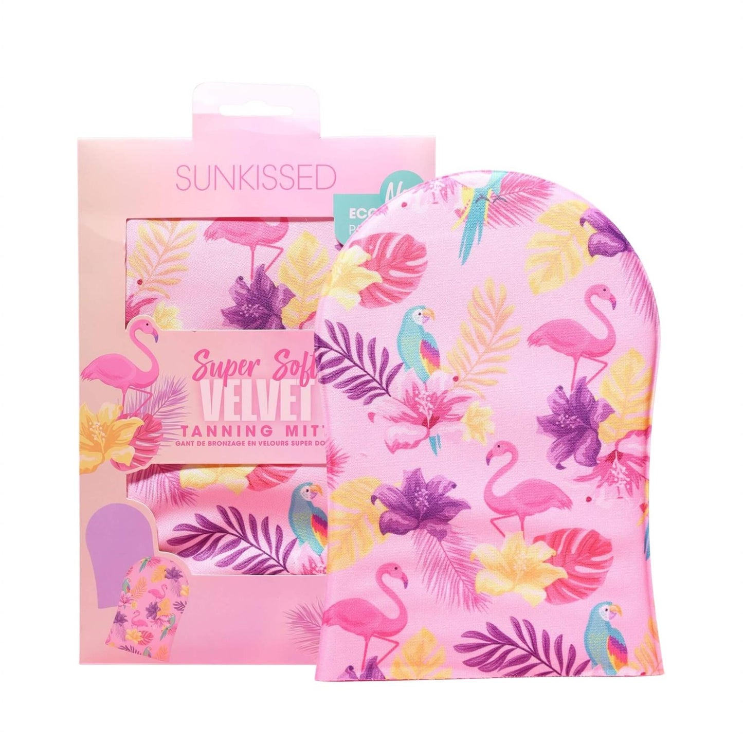 Sunkissed Tropical Bird Single Sided Tanning Mitt
