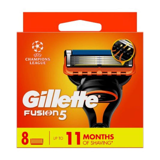 Gillette Fusion5 Men's Razor Blade Refills - 8 Pack - Manual Replacement Cartridges