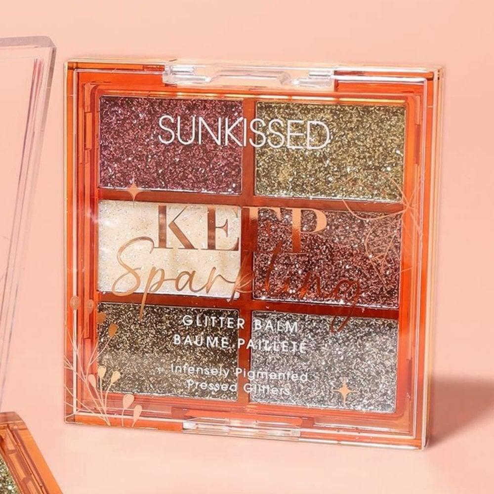 Sunkissed Glitter Eyeshadow Palette - Keep Sparkling
