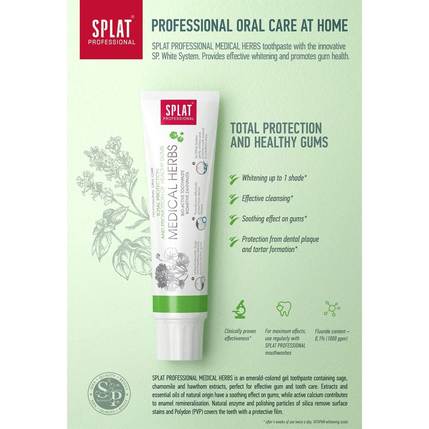 Splat Professional Medical Herbs Toothpaste 100ml
