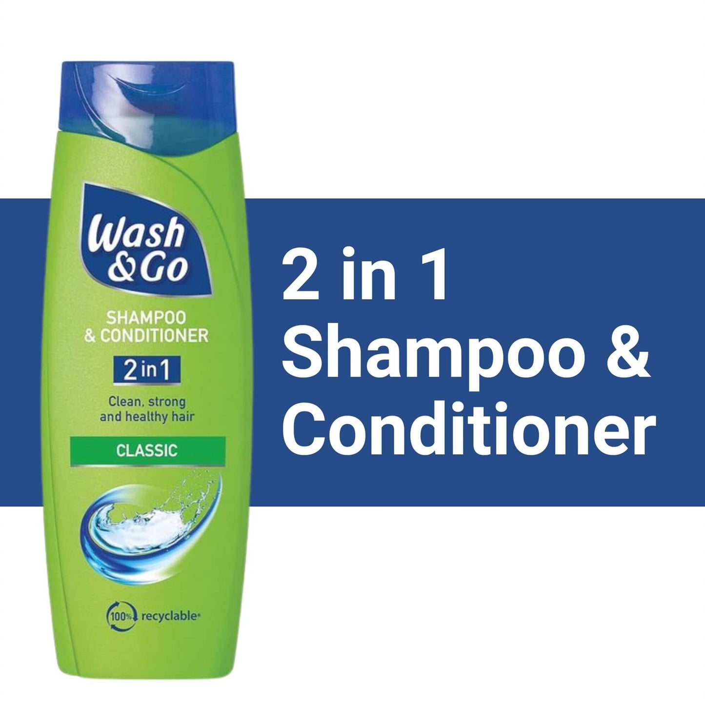 Wash & Go 2 in 1 Shampoo - Classic