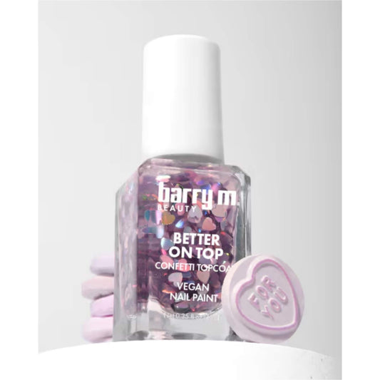 Barry M Better On Top Confetti Topcoat 10ml