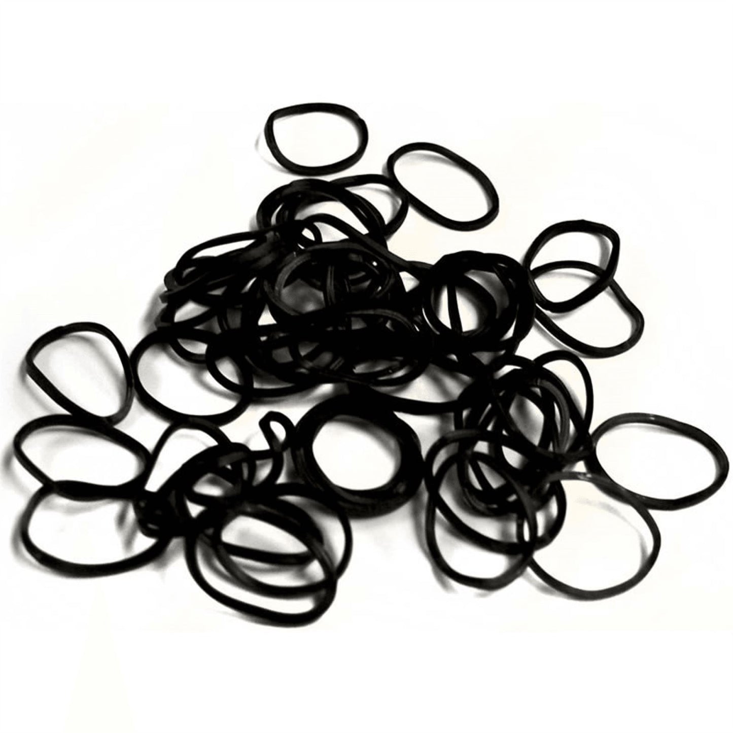 Hair Tools Elastic Bands - Black - 300 Pack