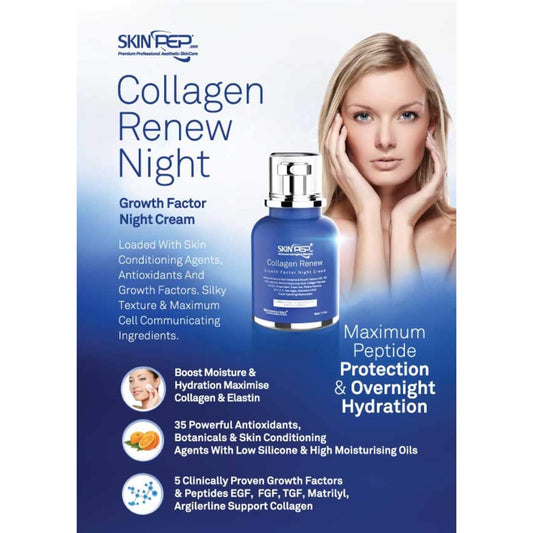 SkinPep® Collagen Renew - Growth Factor Night Cream - 30ml