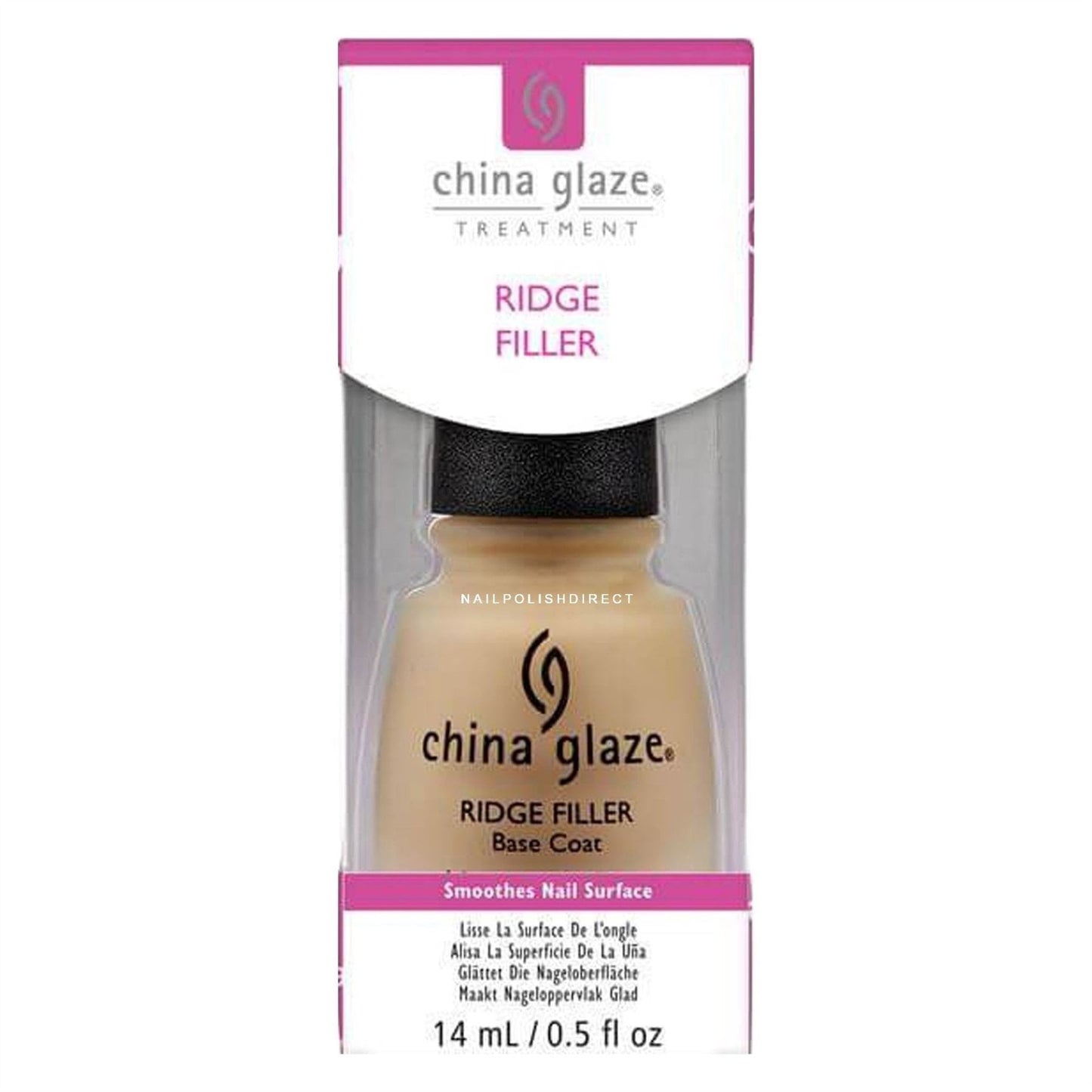 China Glaze Ridge Filler Base Coat - 14ml