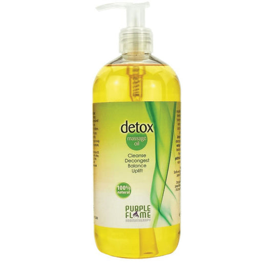 Purple Flame Massage Oil - Detox