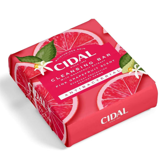 Cidal Antibacterial Cleansing Bar - Pink Grapefruit - 2 Pack