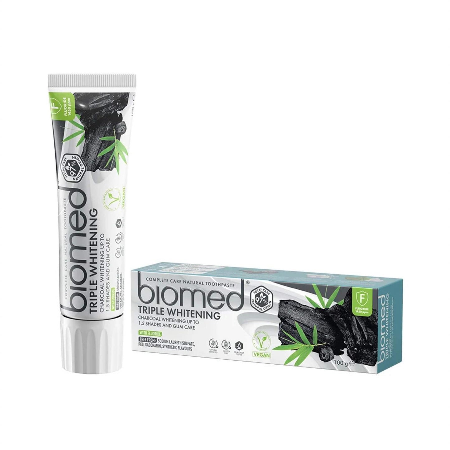 BIOMED Triple Whitening 97% Natural Toothpaste 100g