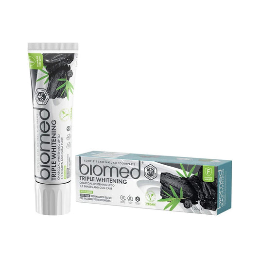 BIOMED Triple Whitening 97% Natural Toothpaste 100g