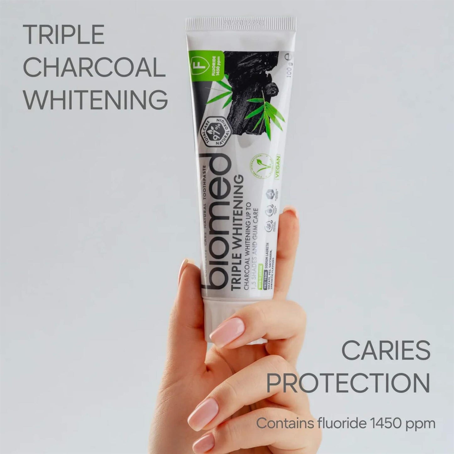 BIOMED Triple Whitening 97% Natural Toothpaste 100g