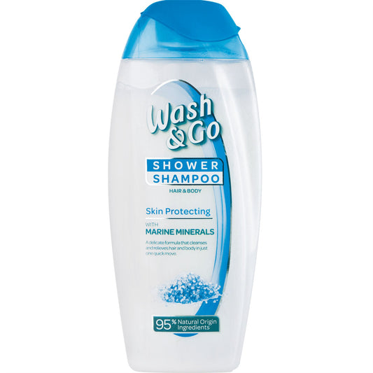 Wash & Go Hair And Body Shower Shampoo - Skin Protecting - 250ml