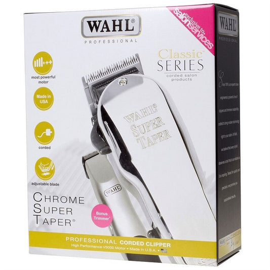 Wahl Limited Edition Chrome Super Taper Combo Pack