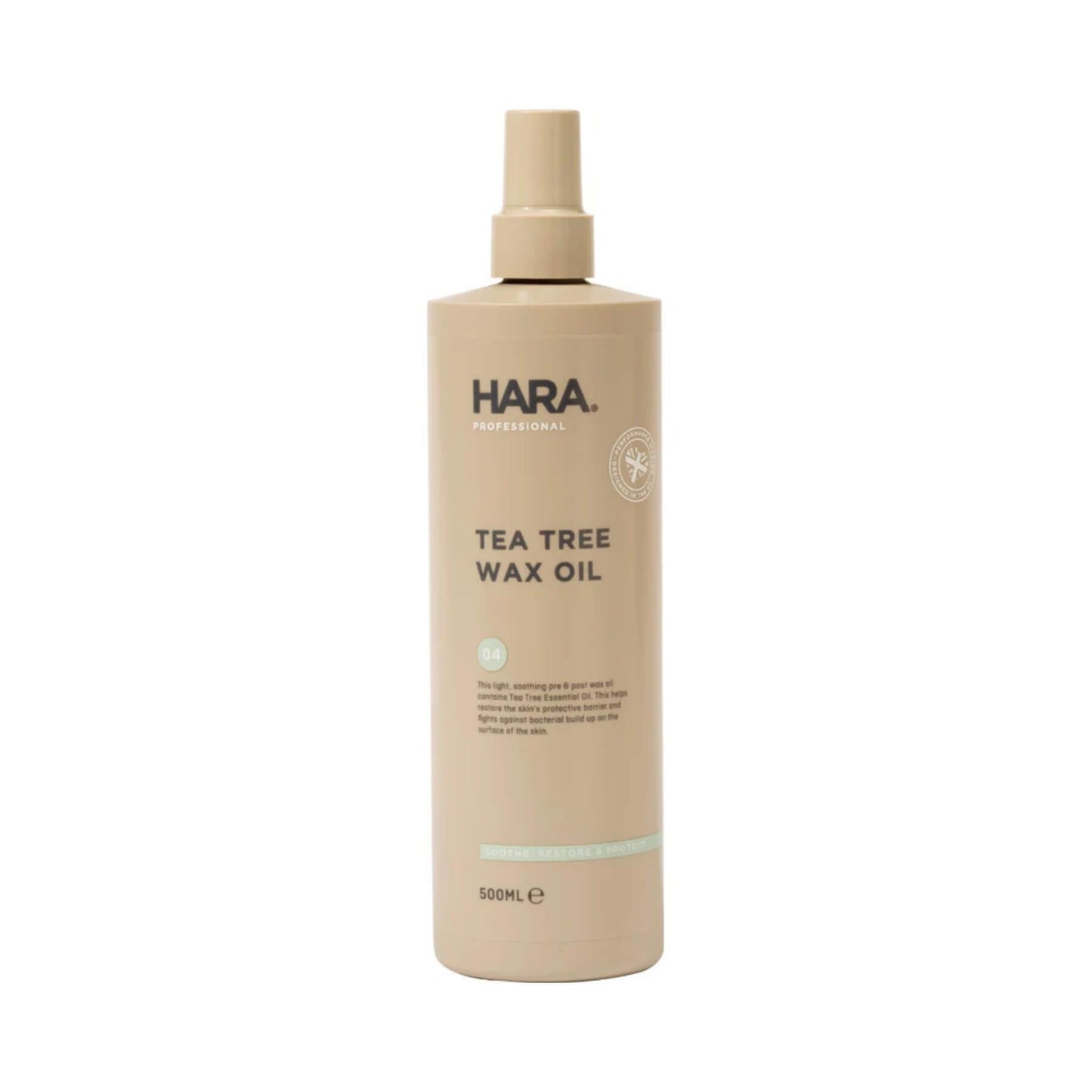 Hara Tea Tree Wax Pre & Post Wax Oil 500ml