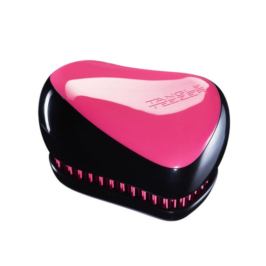 Tangle Teezer Compact Hair Brush - Black / Pink