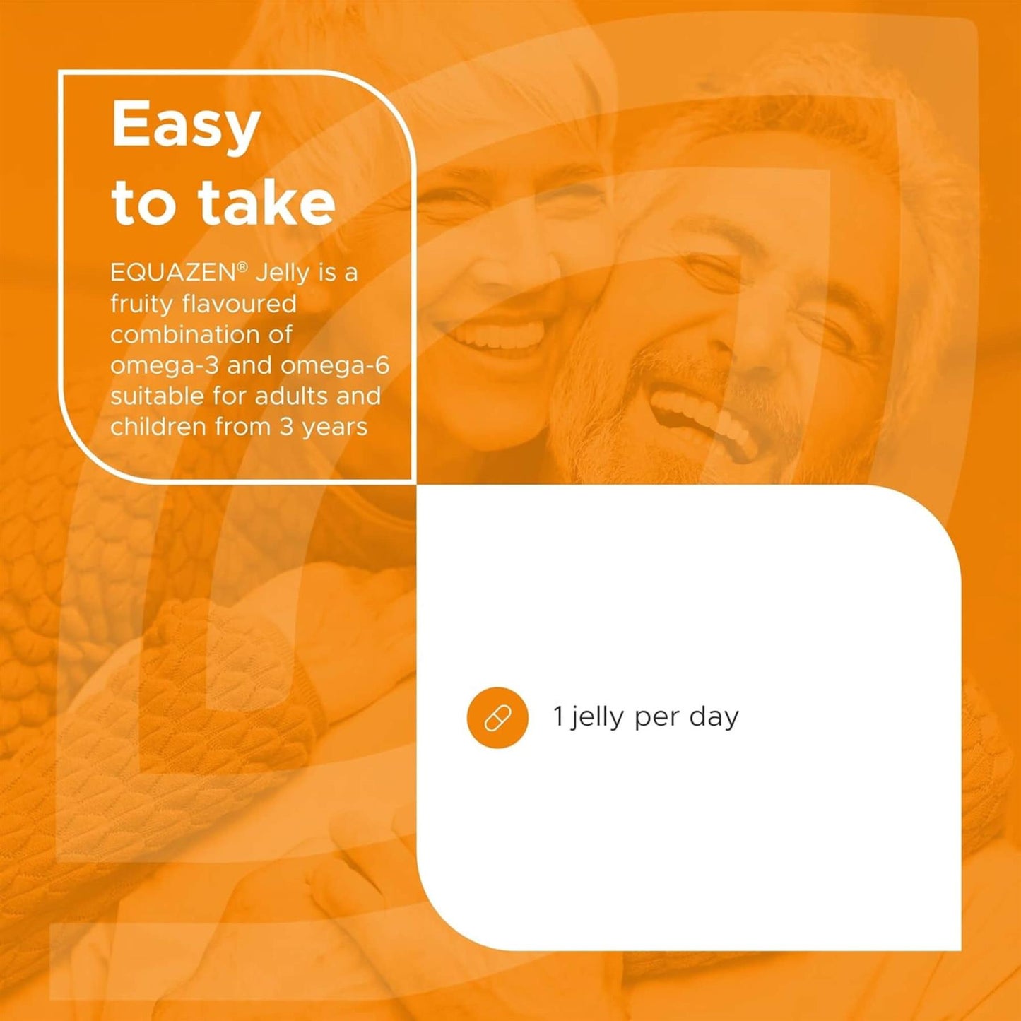 Equazen Jelly - Omega 3 & 6 Fish Oil Supplement - 30 Jelly Drops