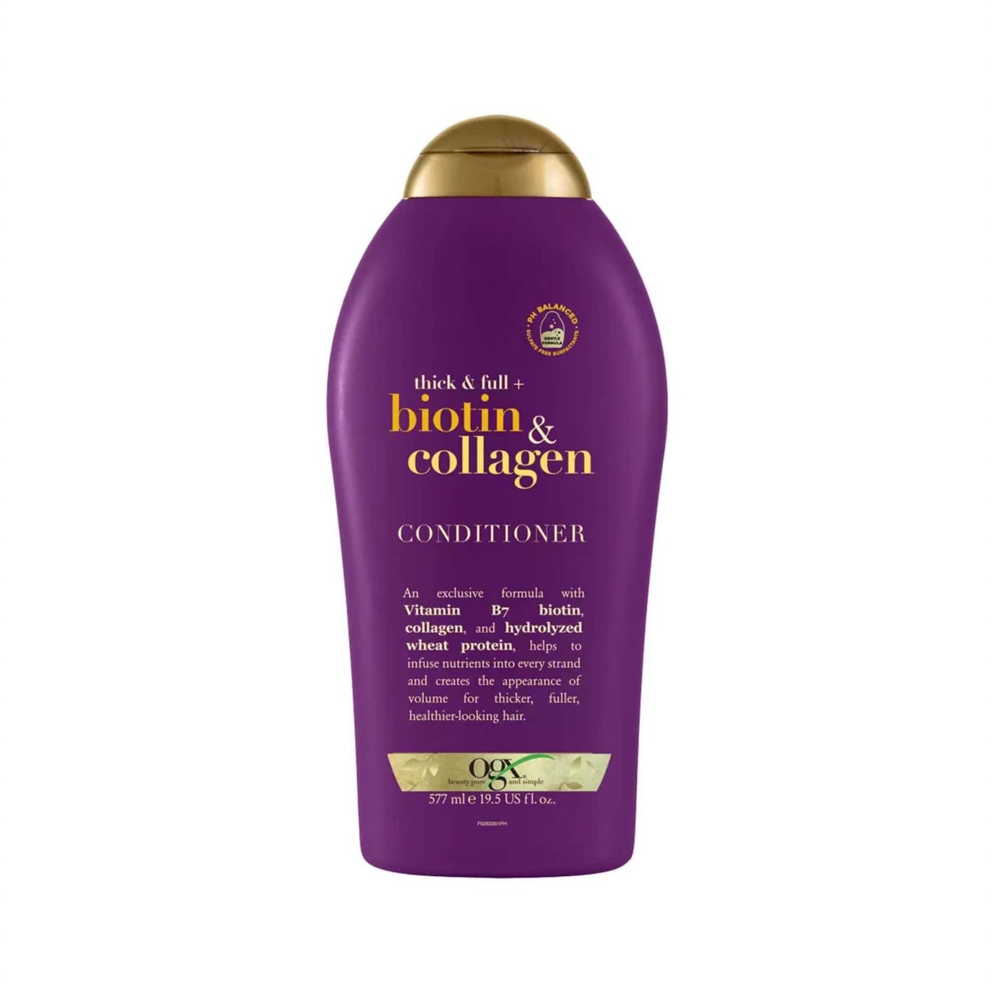 OGX Thick & Full + Biotin & Collagen Shampoo & Conditioner Duo - 2 x 577ml