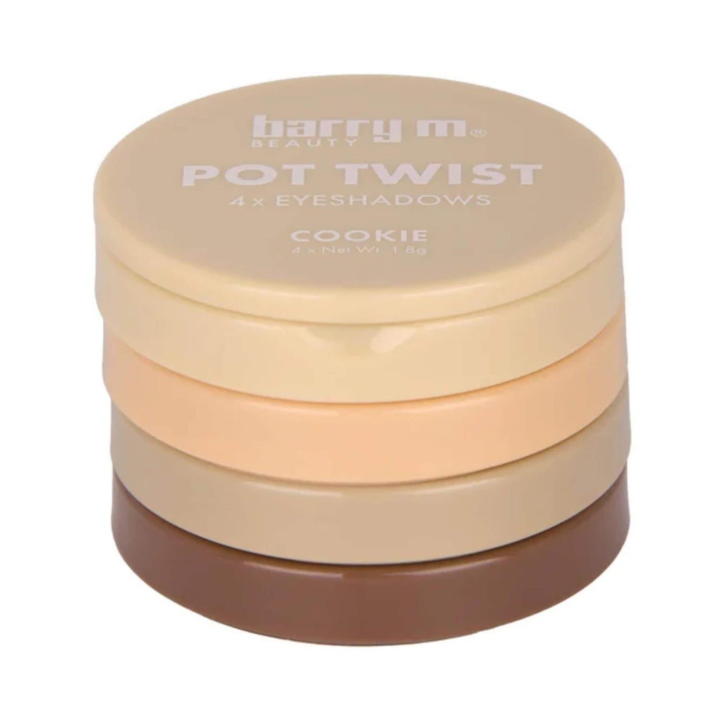 Barry M Pot Twist 4x 1.8g Eyeshadows - Cookie