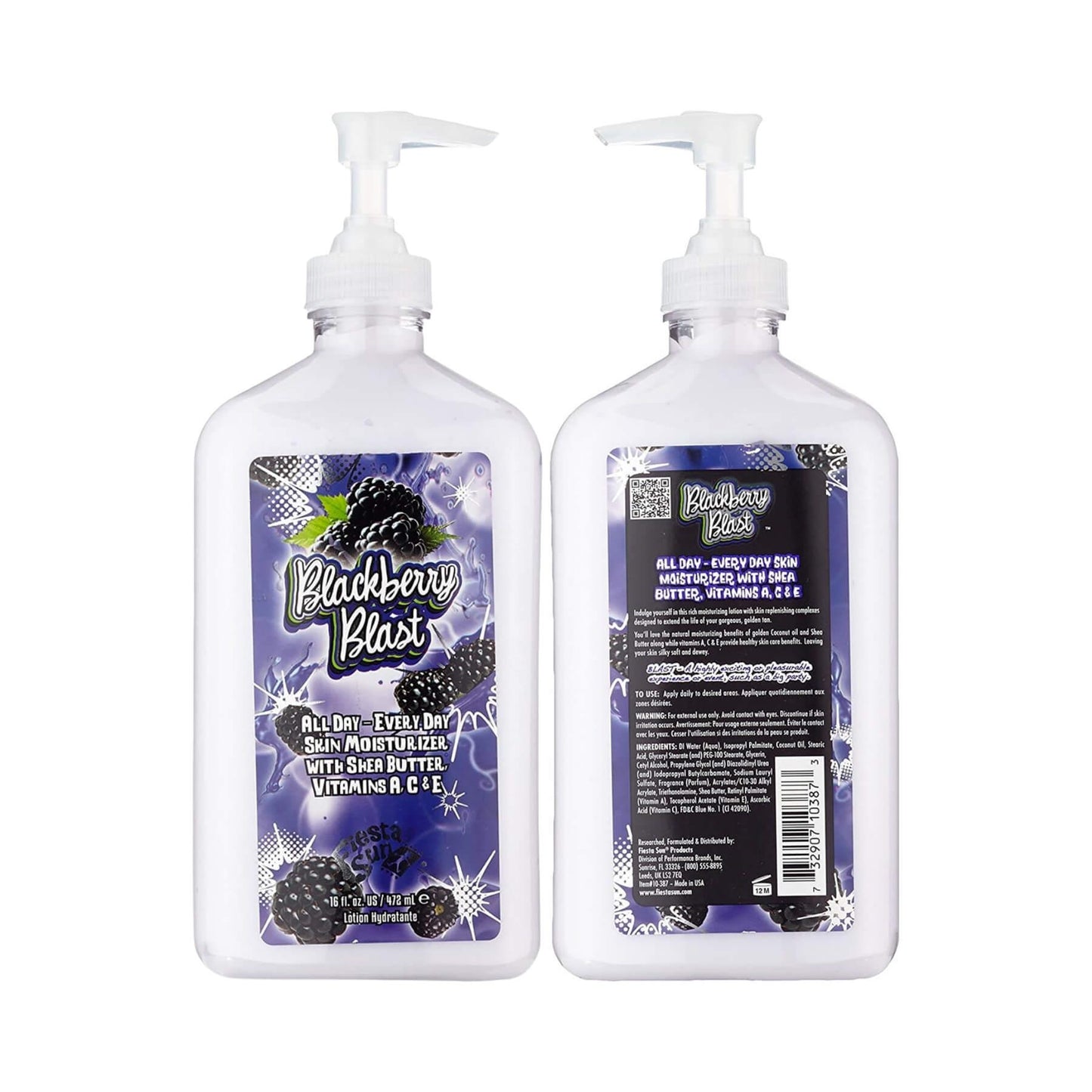 Fiesta Sun Blackberry Blast All Day Every Day Skin Moisturizer 472ml