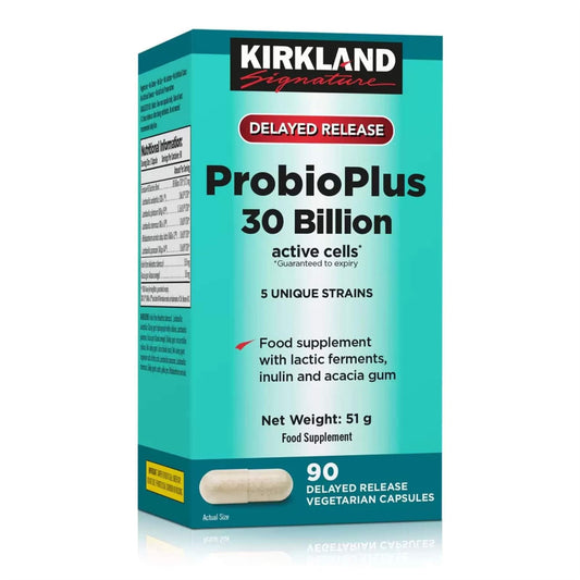 Kirkland Signature Probioplus 30 Billion - 90 Capsules