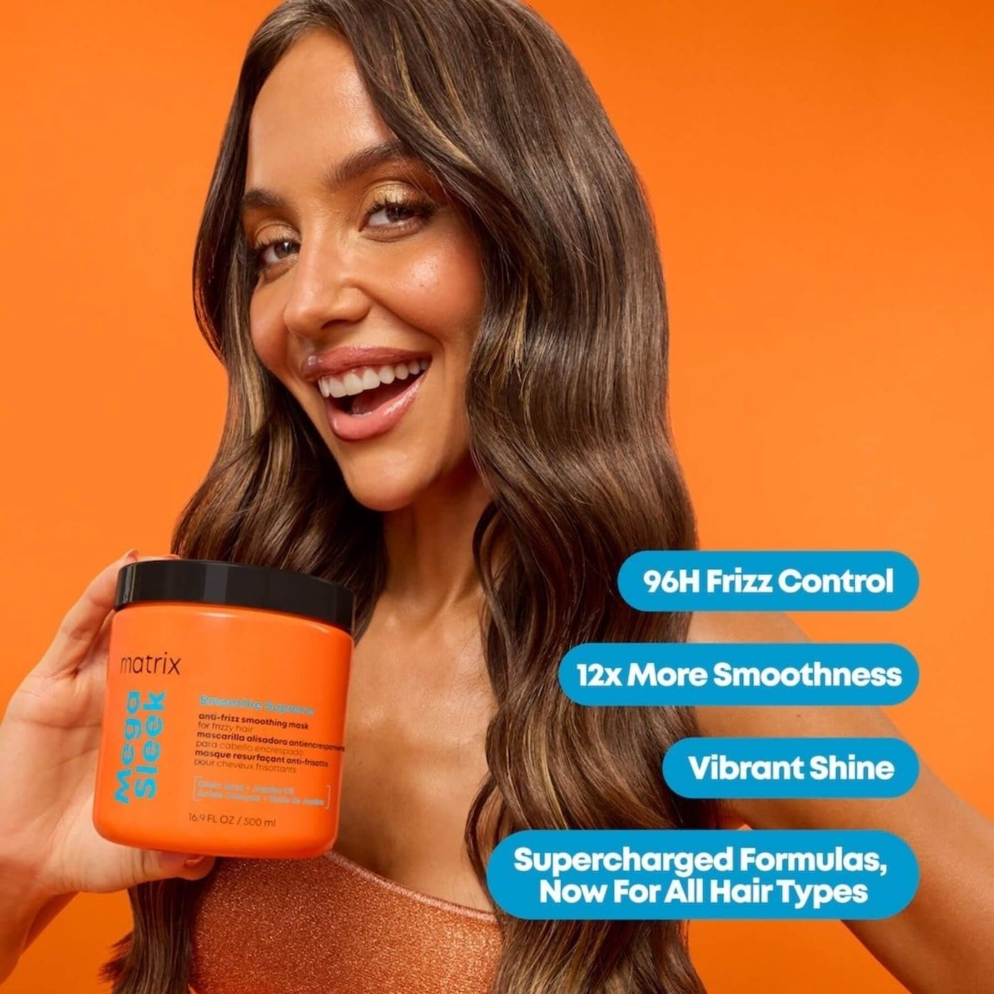 Matrix Mega Sleek Smoothie Supreme Anti-Frizz Smoothing Mask 500ml