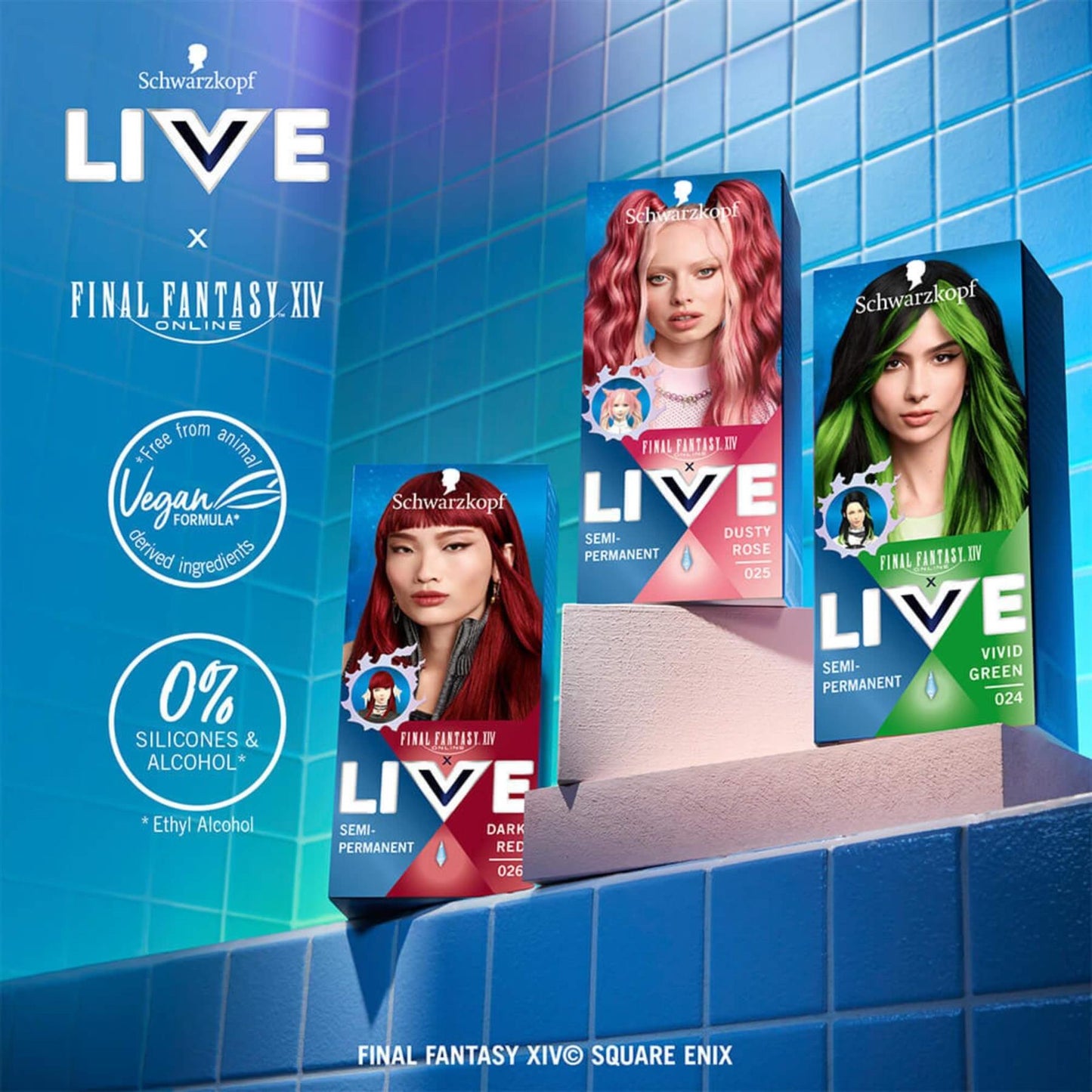 Schwarzkopf Live Ultra Brights Or Pastel - Final Fantasy