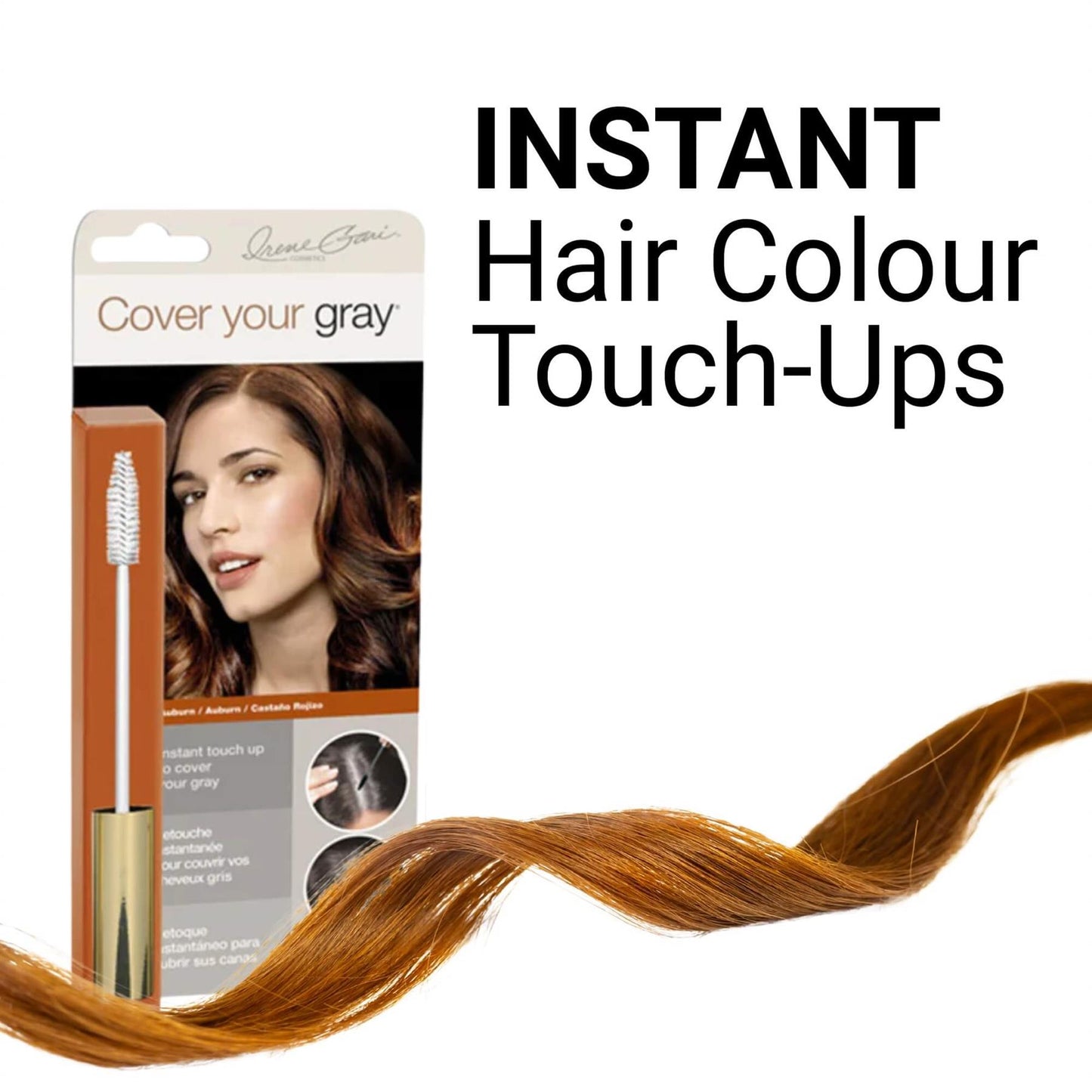 Irene Gari Cover Your Gray Brush in Colour Mascara - Auburn