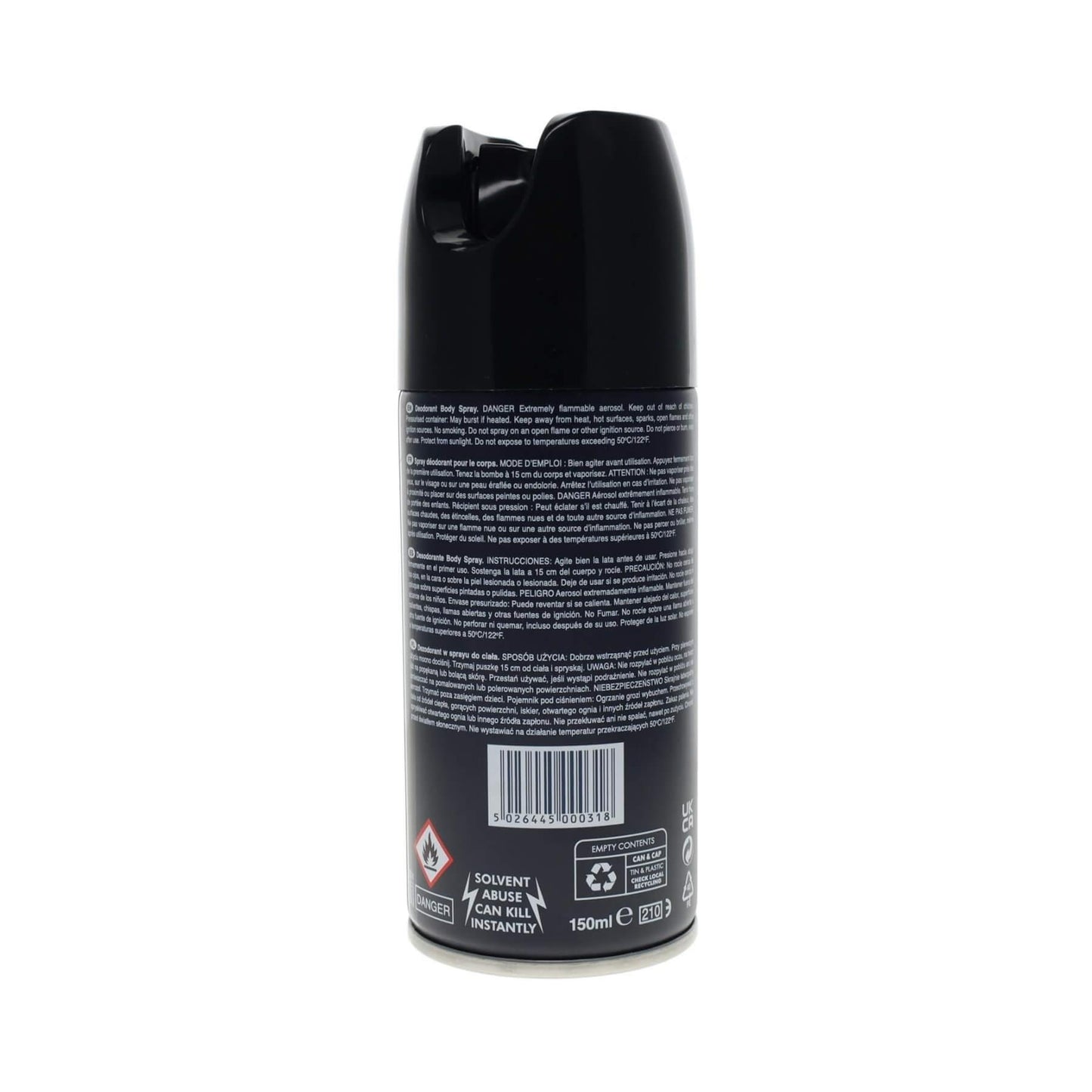 Blue Stratos Deodorant Body Spray for Men 150ml