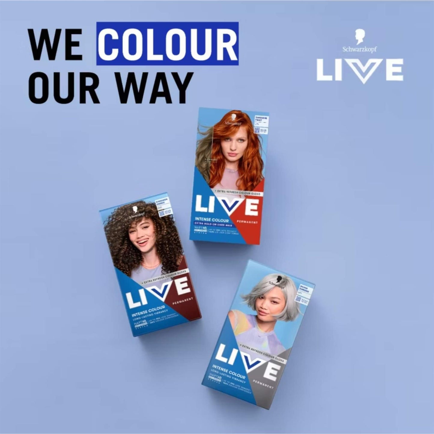 Schwarzkopf LIVE Intense Colour L74 Tangerine Twist Permanent Hair Dye